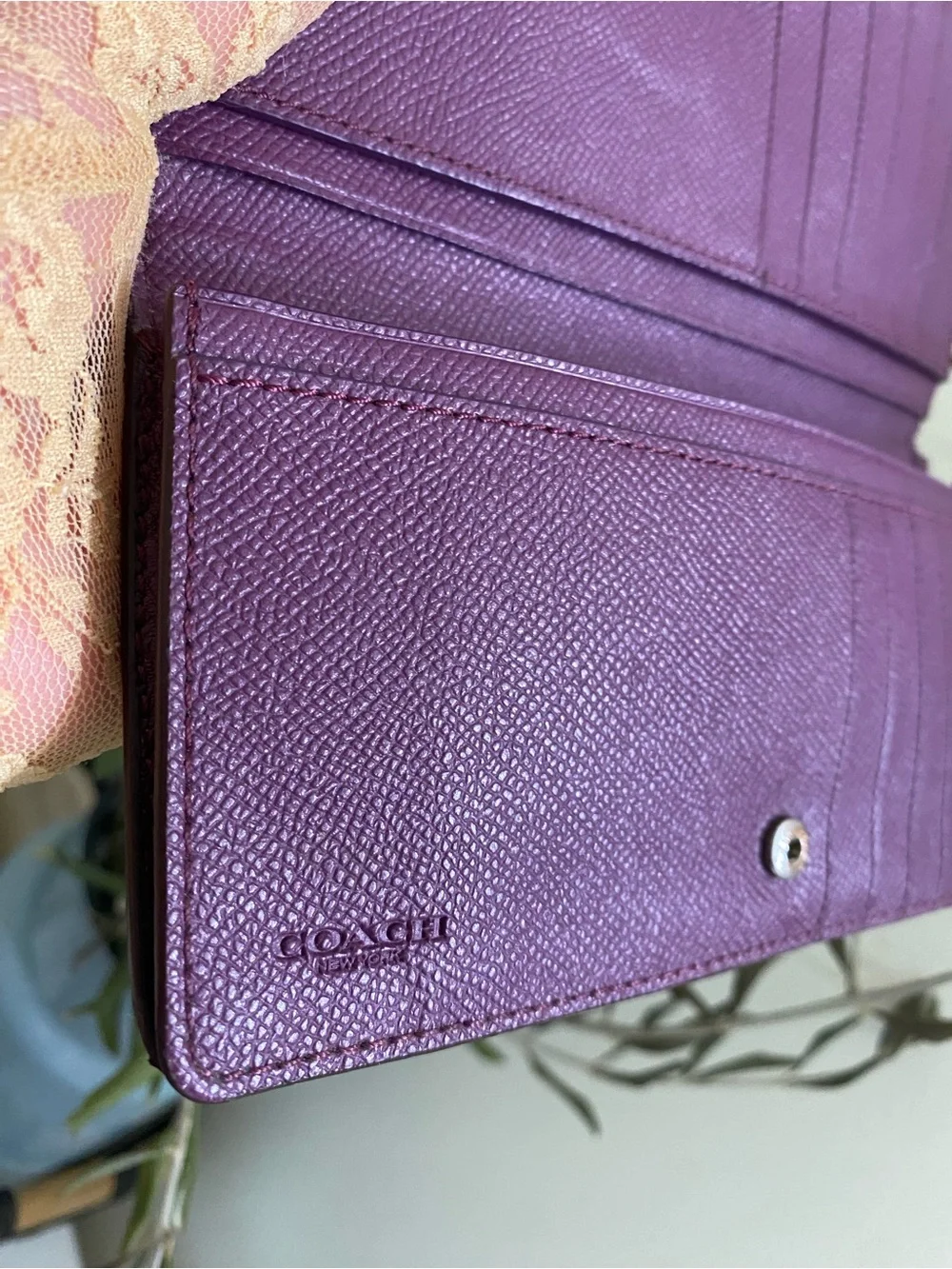 Coach Leather wristband Wallet